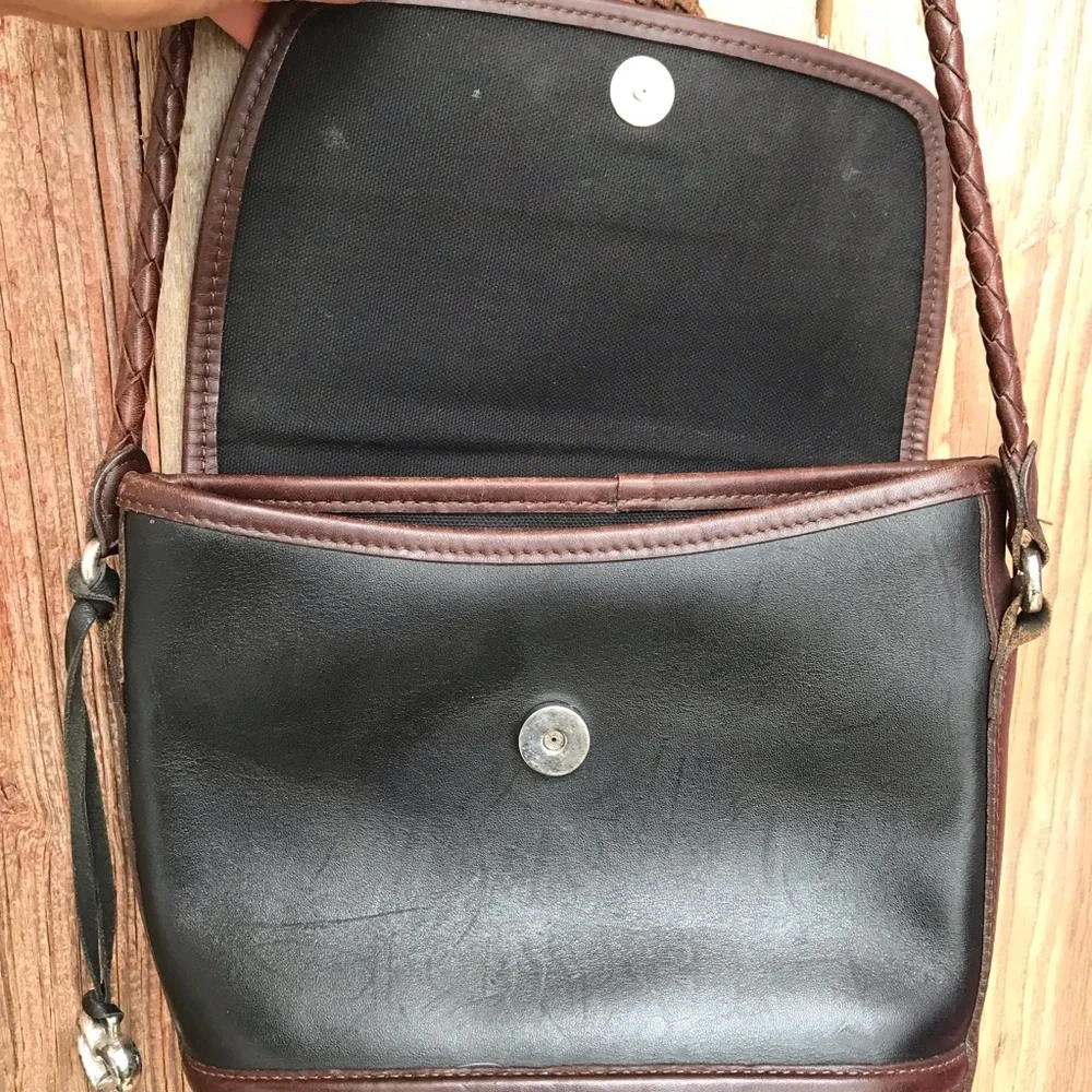 Brighton Two Tone Leather Crossbody
